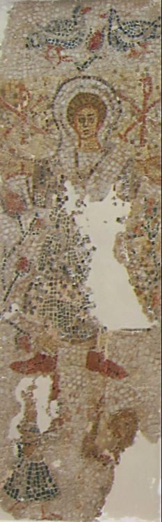 
Святой.  (Римская мозаика 4-5 века). ТУнис. (Фото Лимарева В.Н.)